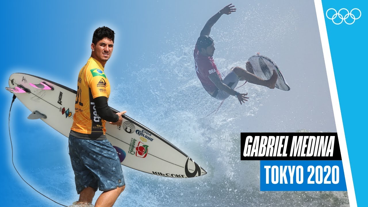 🇧🇷 The Best of Gabriel Medina 🏄‍♂️ at Tokyo 2020! | Athletes Highlights