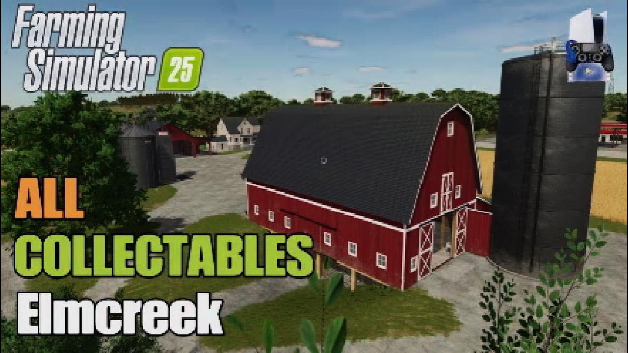 Collectables Elmcreek | FS25 | Console | Earn extra money | All 110 Collectables