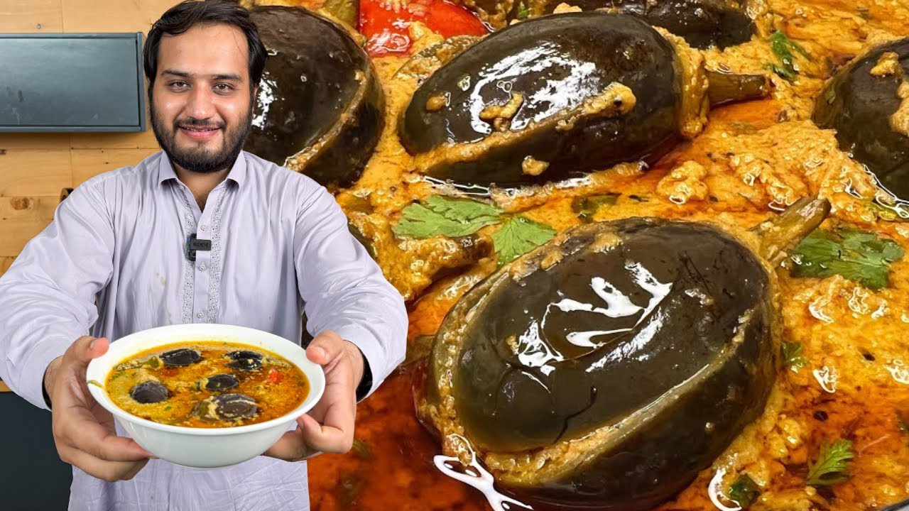 Hyderabadi DUM KE BAGAREY BAINGAN - Pakistani Chef Recipe