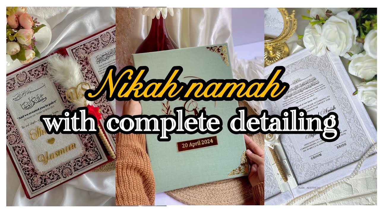 Nikah booklet അറിയേണ്ടതെല്ലാം.ഇനി സംശയമുണ്ടെന്ന് പറയരുത് 🤍🧿 FOR CRAFTERS AND BEGINNERS #nikahframe