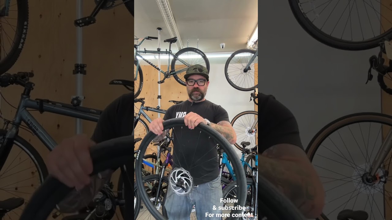 How to remove a bicycle tire.