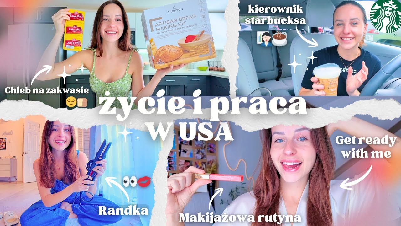 VLOG 🇺🇸 | JAK WYGLĄDA MOJE ŻYCIE PO STUDIACH: PRACA KIEROWNIKA, RANDKA, PIEKĘ CHLEB I KINO 👩&zwj;❤️&zwj;👨