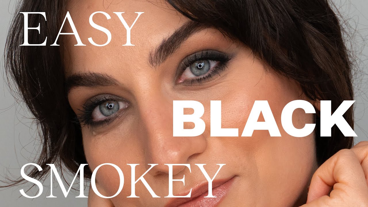 SMOKEY EYE NERO: tutorial facile 🖤
