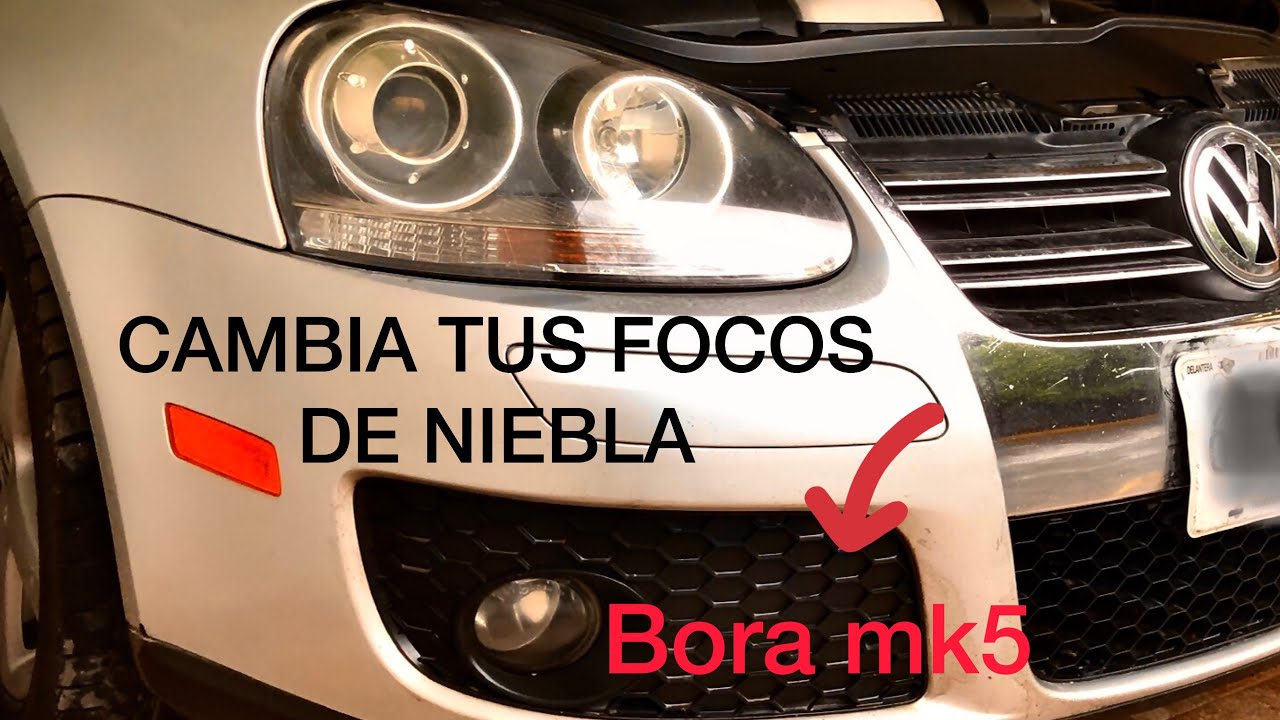 Como cambiar luces de niebla vw bora mk5