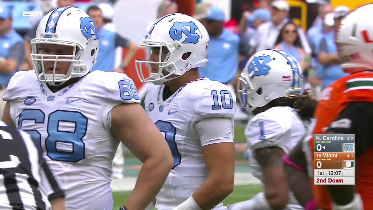 NCAAF - North Carolina at Miami (2016)