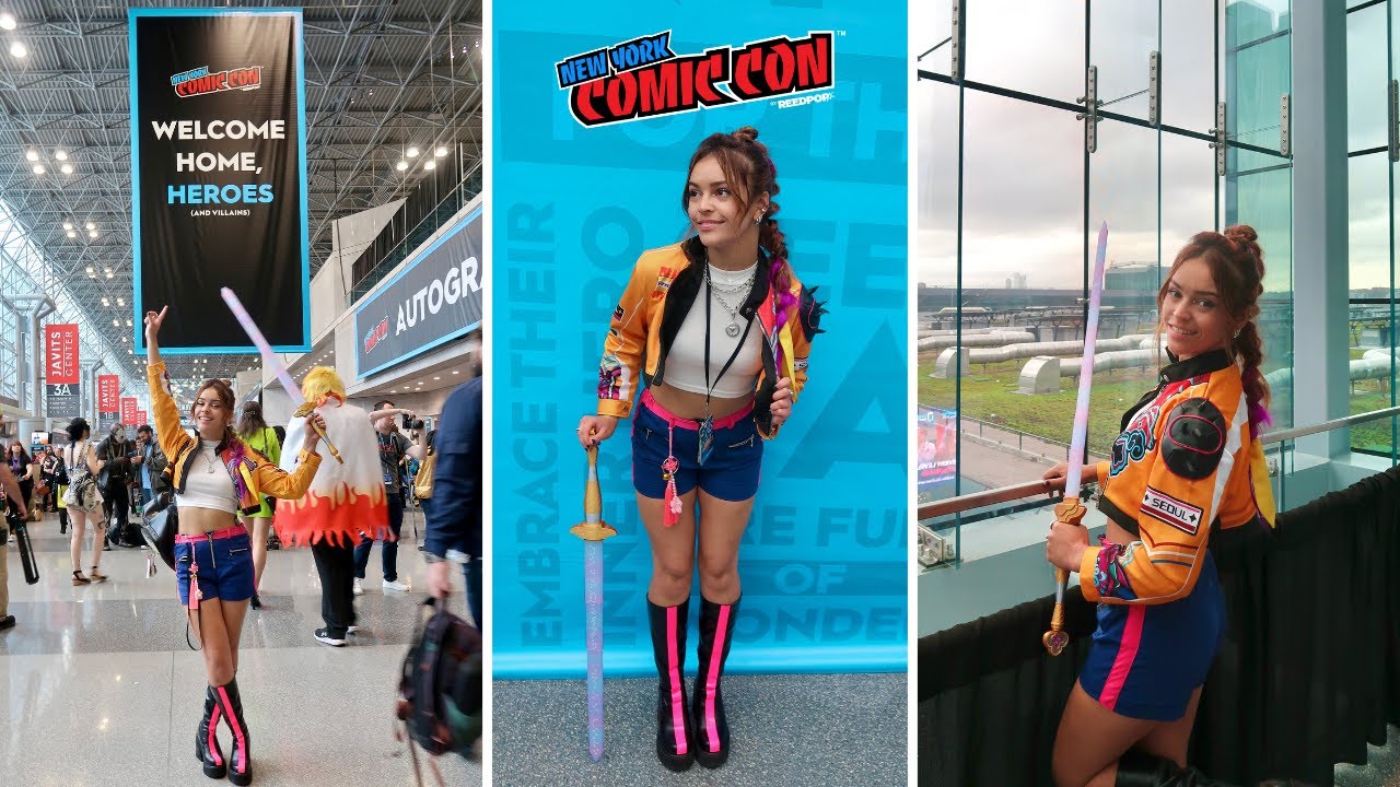 Видеоблог NEW YORK COMIC CON 2025 || KPop Demon Hunters, прохождение, аллея художников, конкурс к...