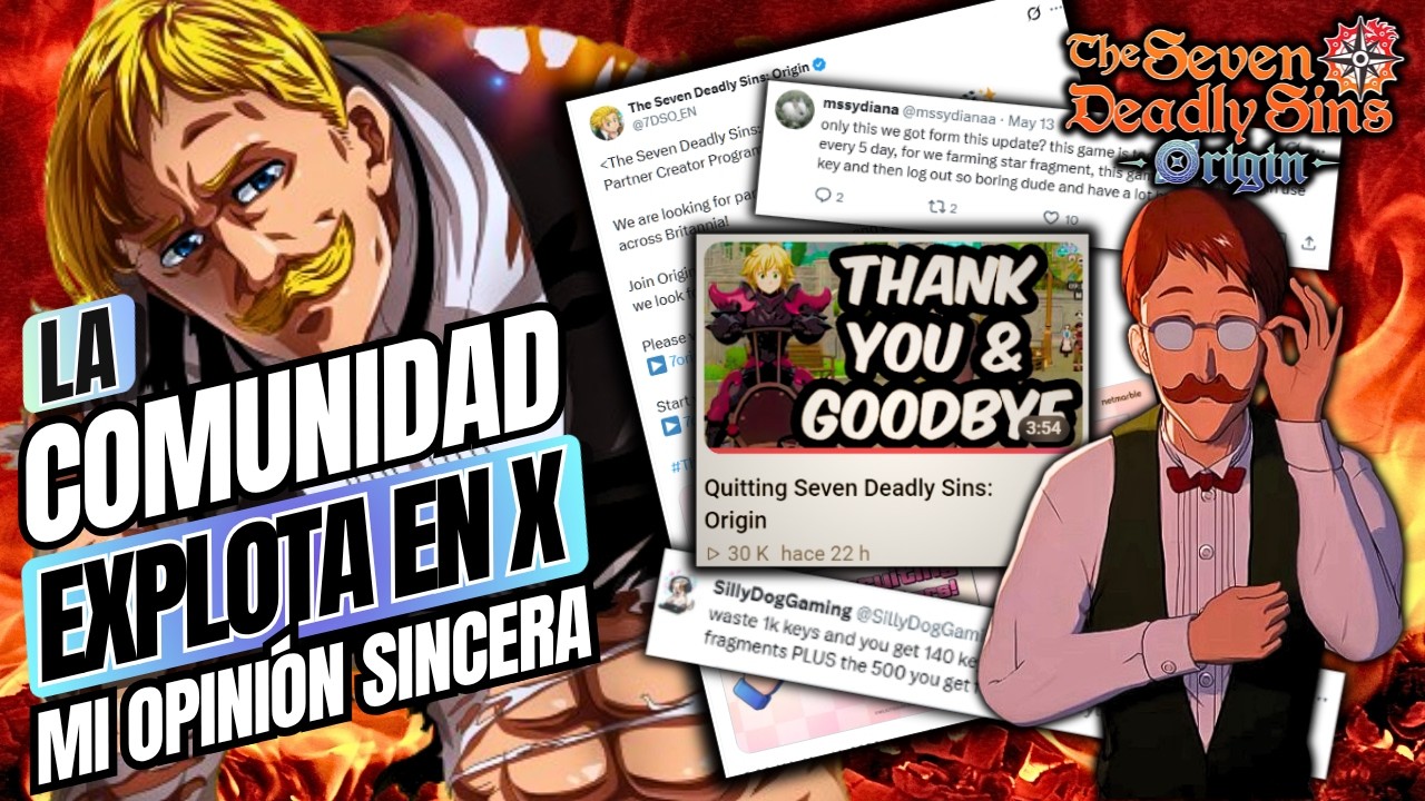 🥲 &iquest;Por qu&eacute; Todos est&aacute;n dejando 7DS ORIGIN? La salida de Creadores y el Estallido en TWITTER