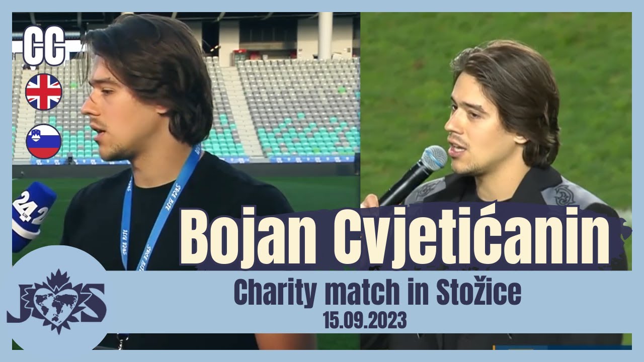 [ENG SUB] Bojan Cvjetićanin interview and 'Novi val', charity match in Stožice (15.09.2023)