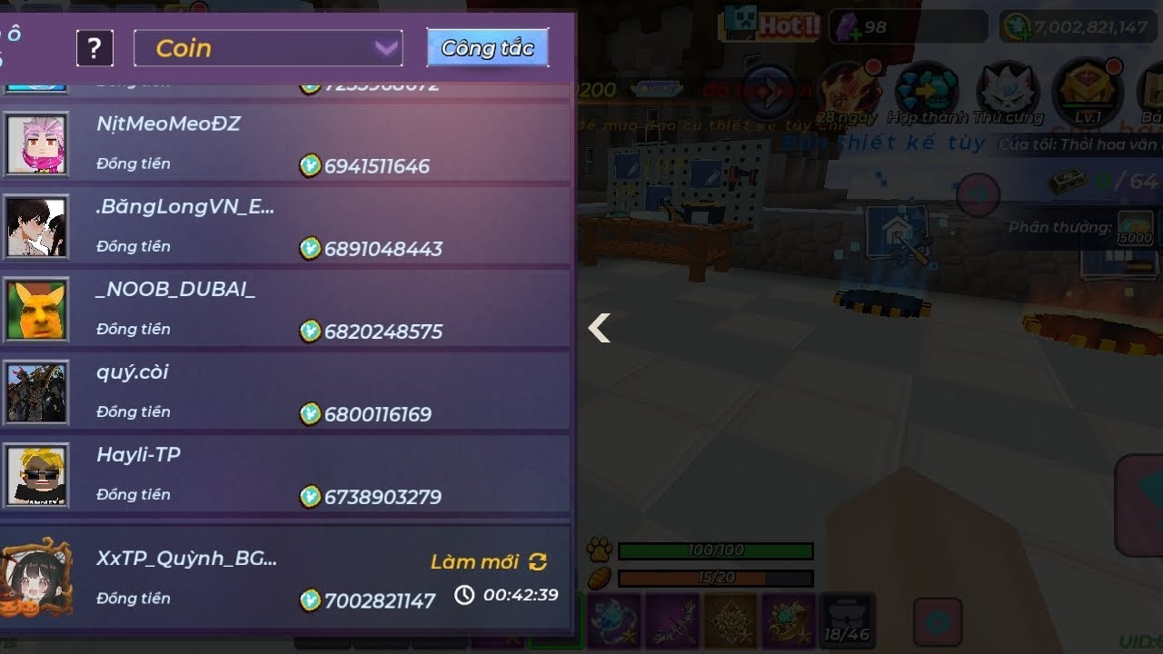 Tập cuối hành trình 7b😛🤑🤑#blockmango #skyblock 