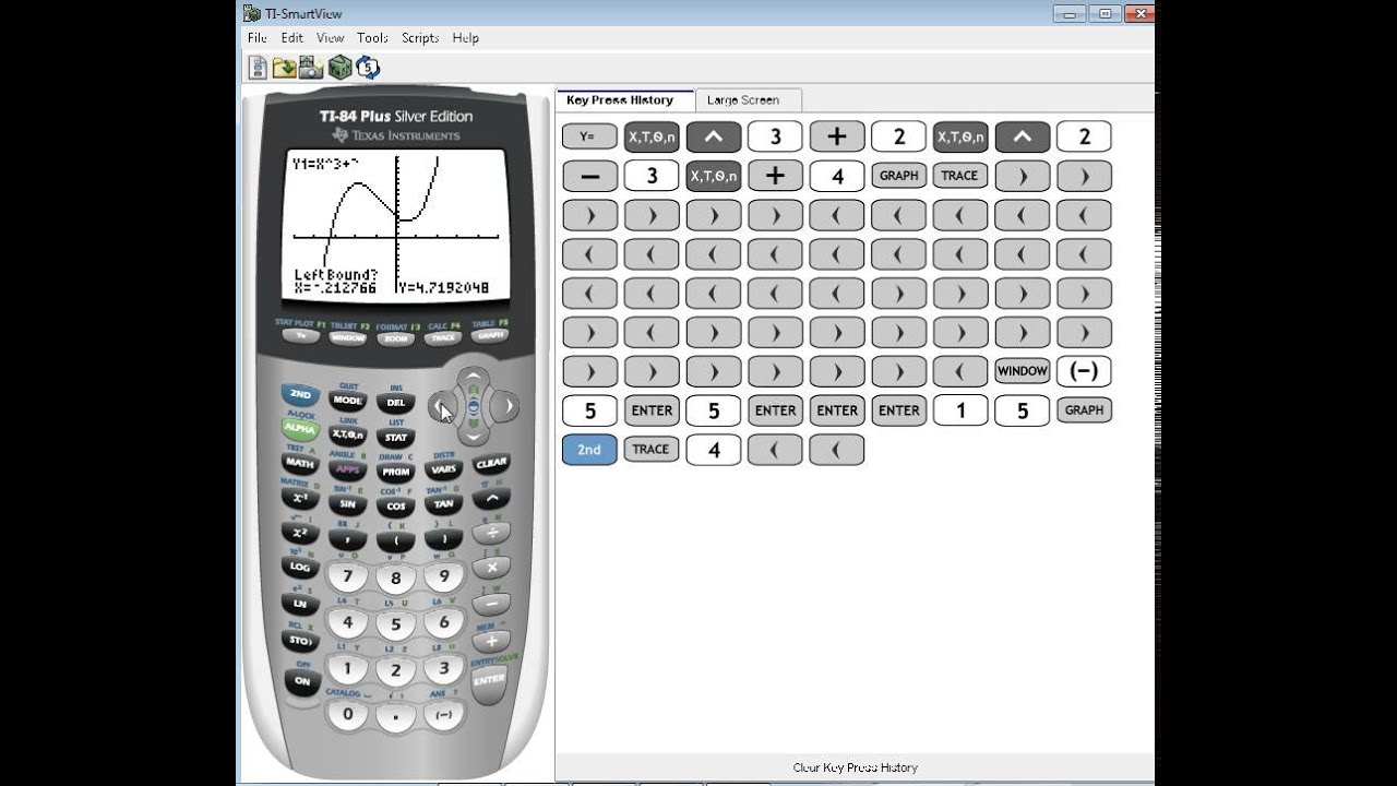 Finding Maximum and Minimum on a TI84