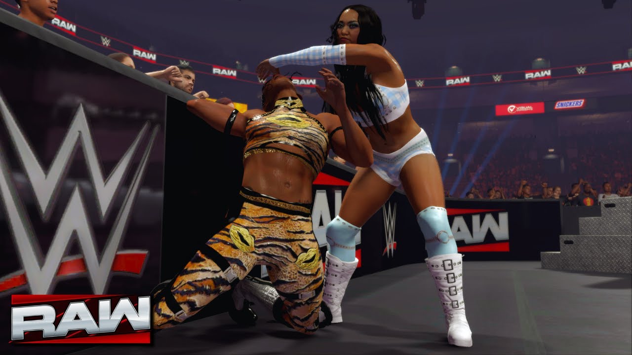 WWE 2K24 Raw Roxanne Perez vs Bianca Belair