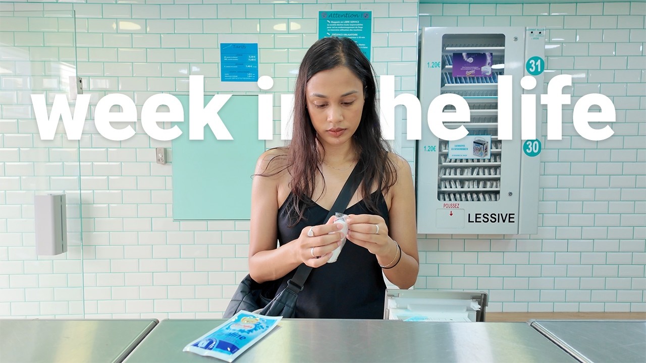 living alone in paris - laundry, cooking, errands and museums :)