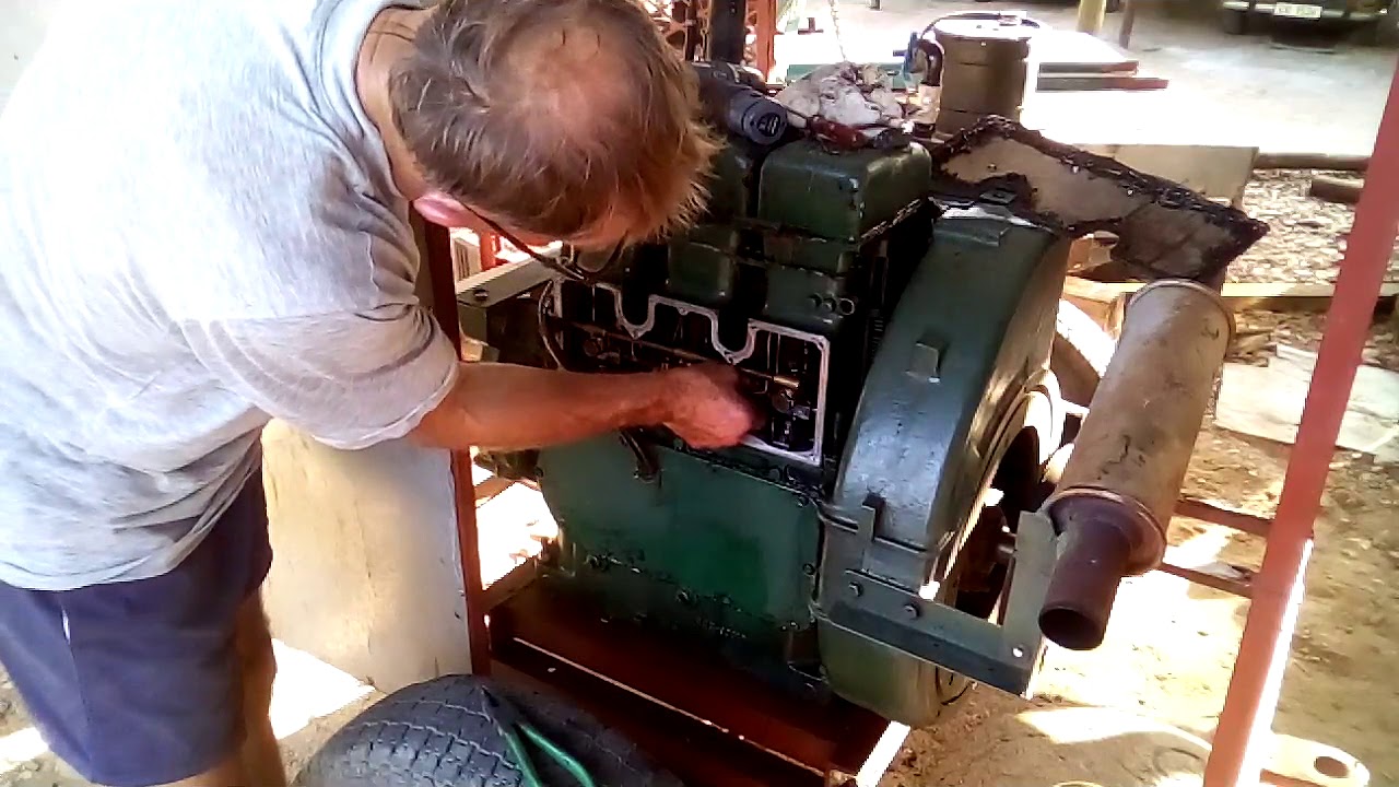 Lister SR3 driving water pump part 4
