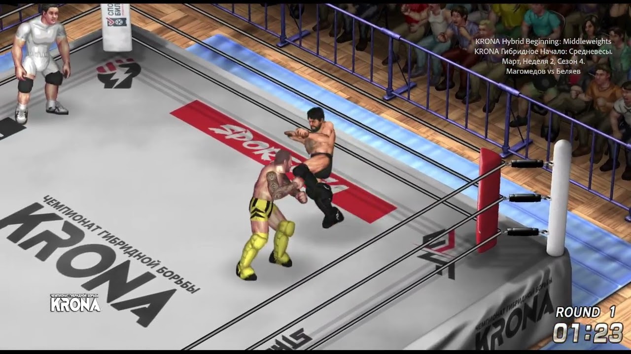 KRONA#16 Hybrid Beginning: Middleweights | Shoot Style Wrestling (Fire Pro Wrestling).