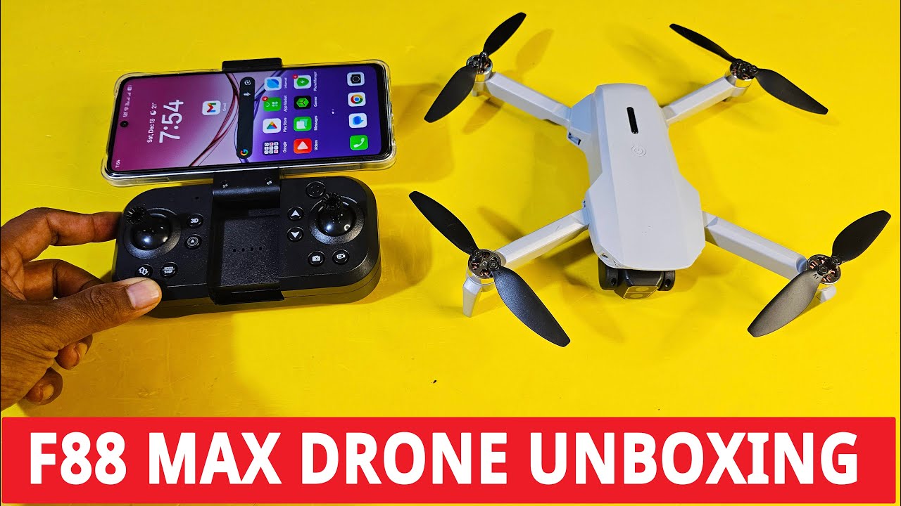 F88 Max Drone Camera Unboxing 🔥 Real 4K Test | Best Budget Drone Review