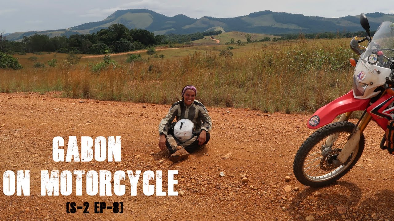 S2 EP-8  GABON Overland Trip, Bitam, Makokou, Libreville,Franceville, Ndende to Congo by motorcycle