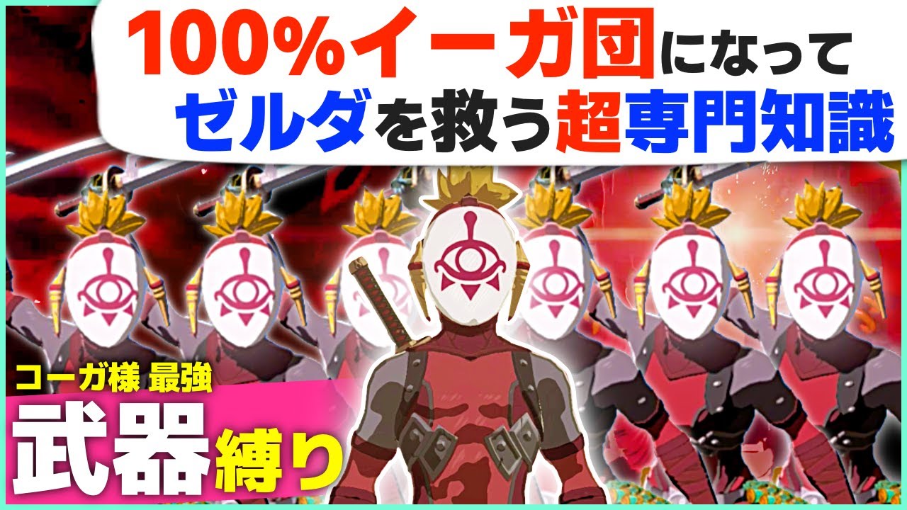 [ティアキン] 完全イーガ団装備縛りで全ボス撃破する必須知識 [ゼルダの伝説 ティアーズ オブ ザ キングダム]