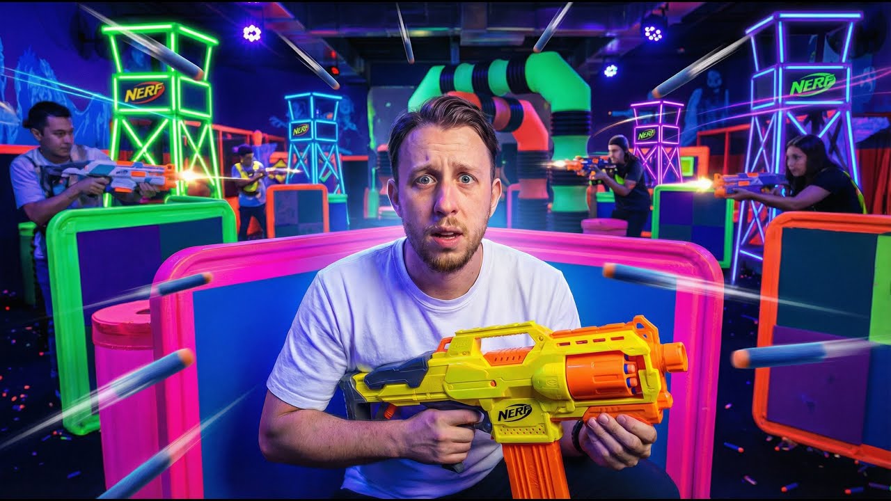I Found The ULTIMATE Nerf War Arena!