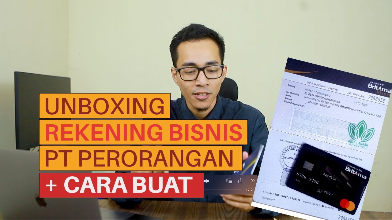 Bikin Rekening Bisnis PT Perorangan Yang Katanya Susah Diurus - Unboxing + cara buat (PTP eps 5)