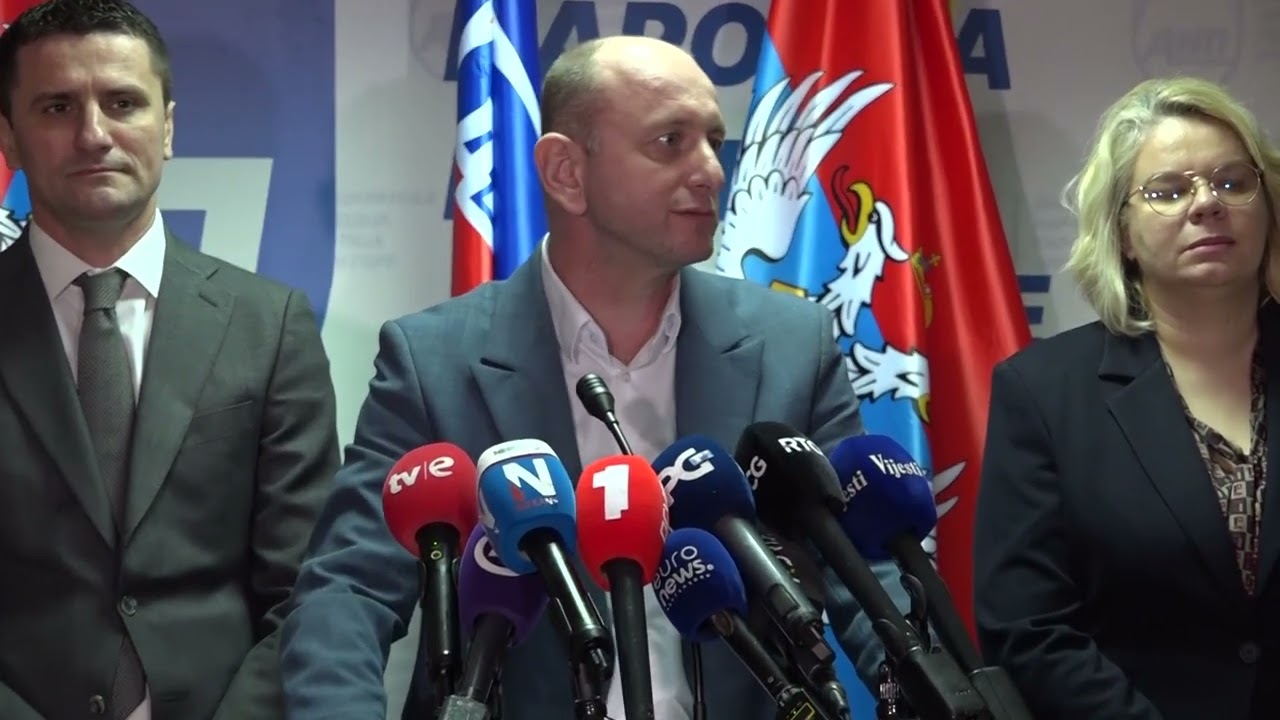 Poslanik i lider Demokratske narodne partije DNP, Milan Knežević