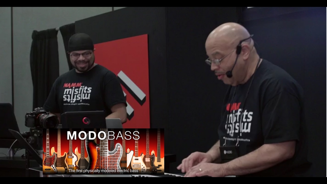 MODO BASS Live Выступление на NAMM с Дональдом Паркером
