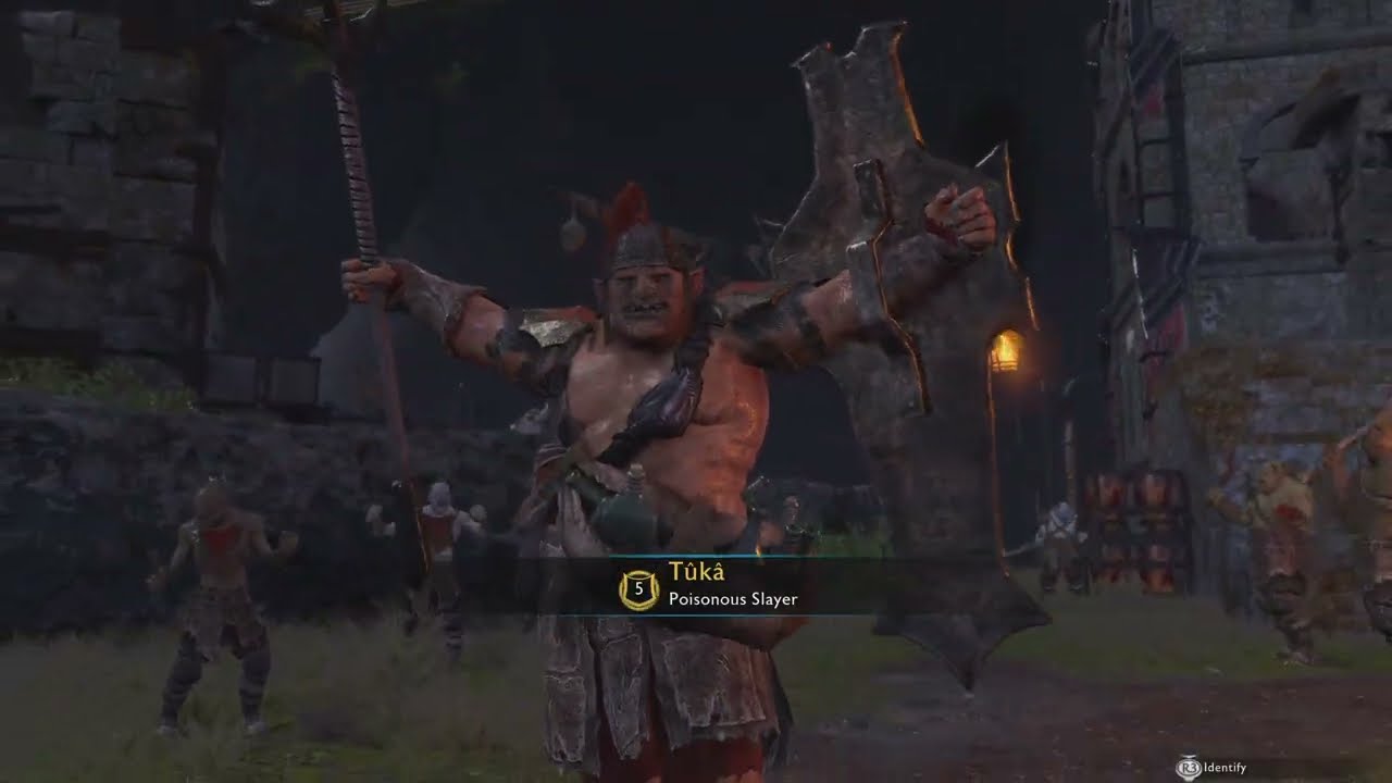 Middle-earth: Shadow of War Hunting a rare orc.