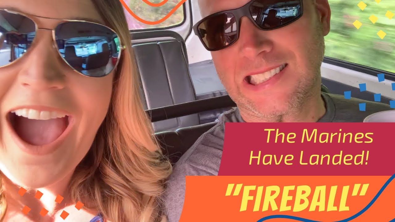 The Marines Have Landed...Fireball! - Lazy Gecko Sailing VLOG 165