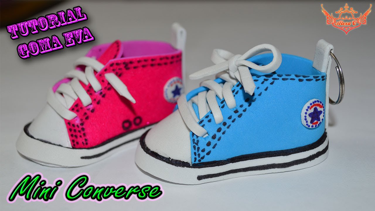 ♥ Tutorial: Mini Converse de Goma Eva (Foamy) ♥