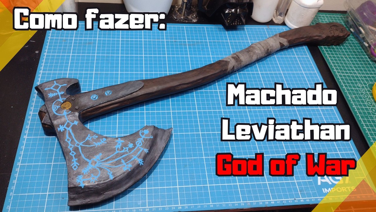 A forma mais simples de ter o seu próprio machado Leviatã de God of war!