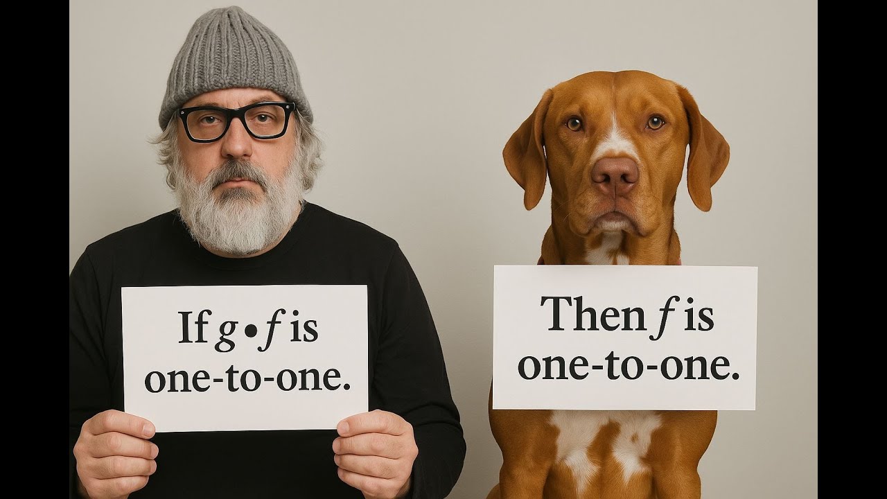 If 𝑔 ∘ 𝑓 is one-to-one, then 𝑓 is one-to-one