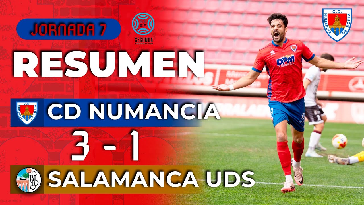 Resumen C.D. Numancia | 3-1 | Salamanca U.D.S.