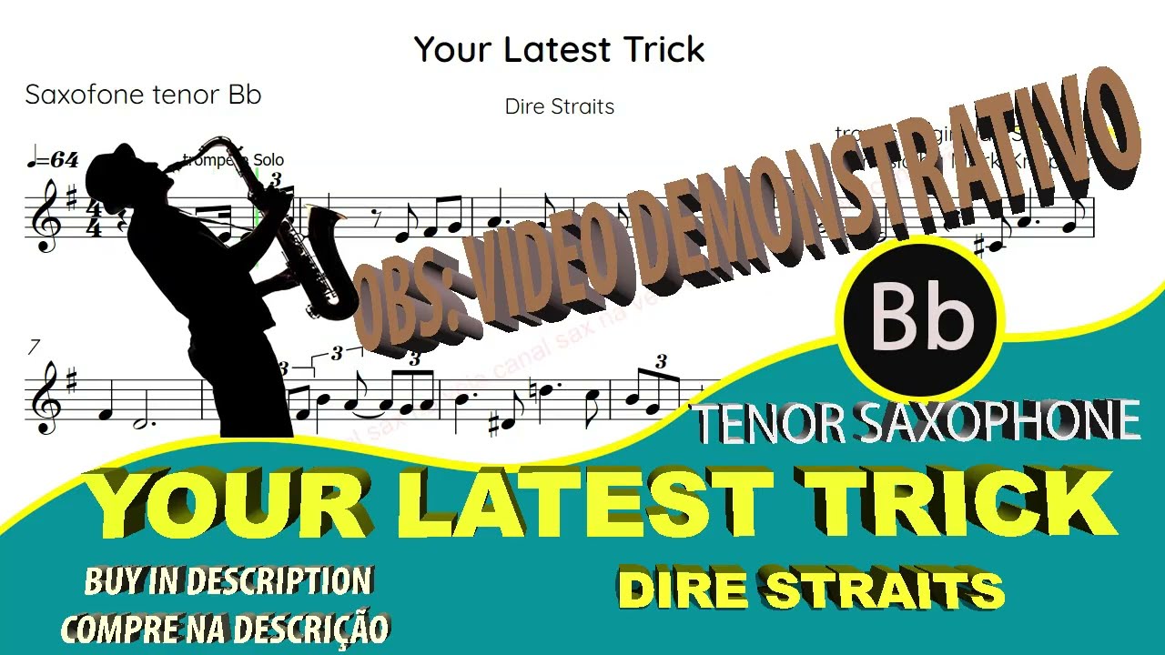 Dire Straits   Your Latest Trick   Tenor Sax Bb