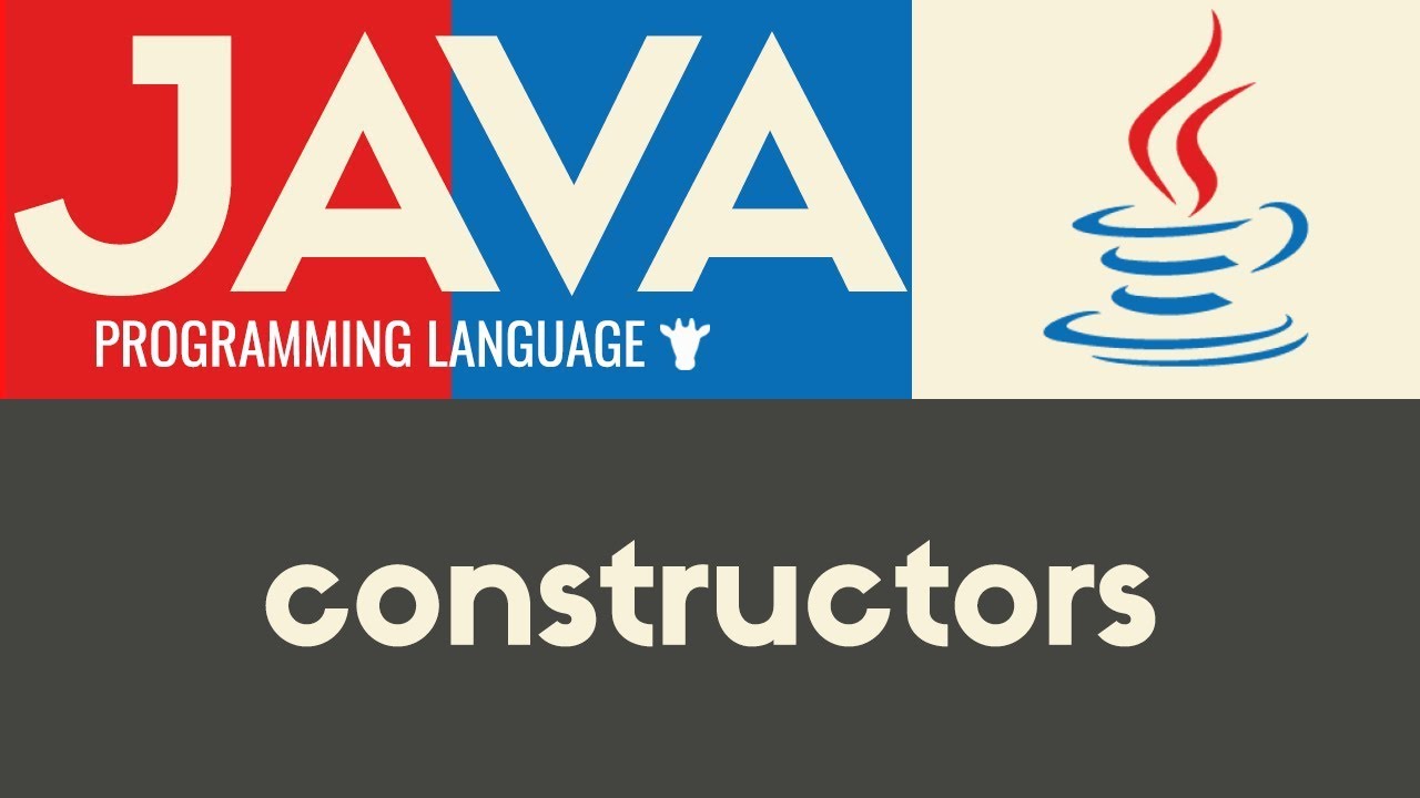 Constructors | Java | Tutorial 28