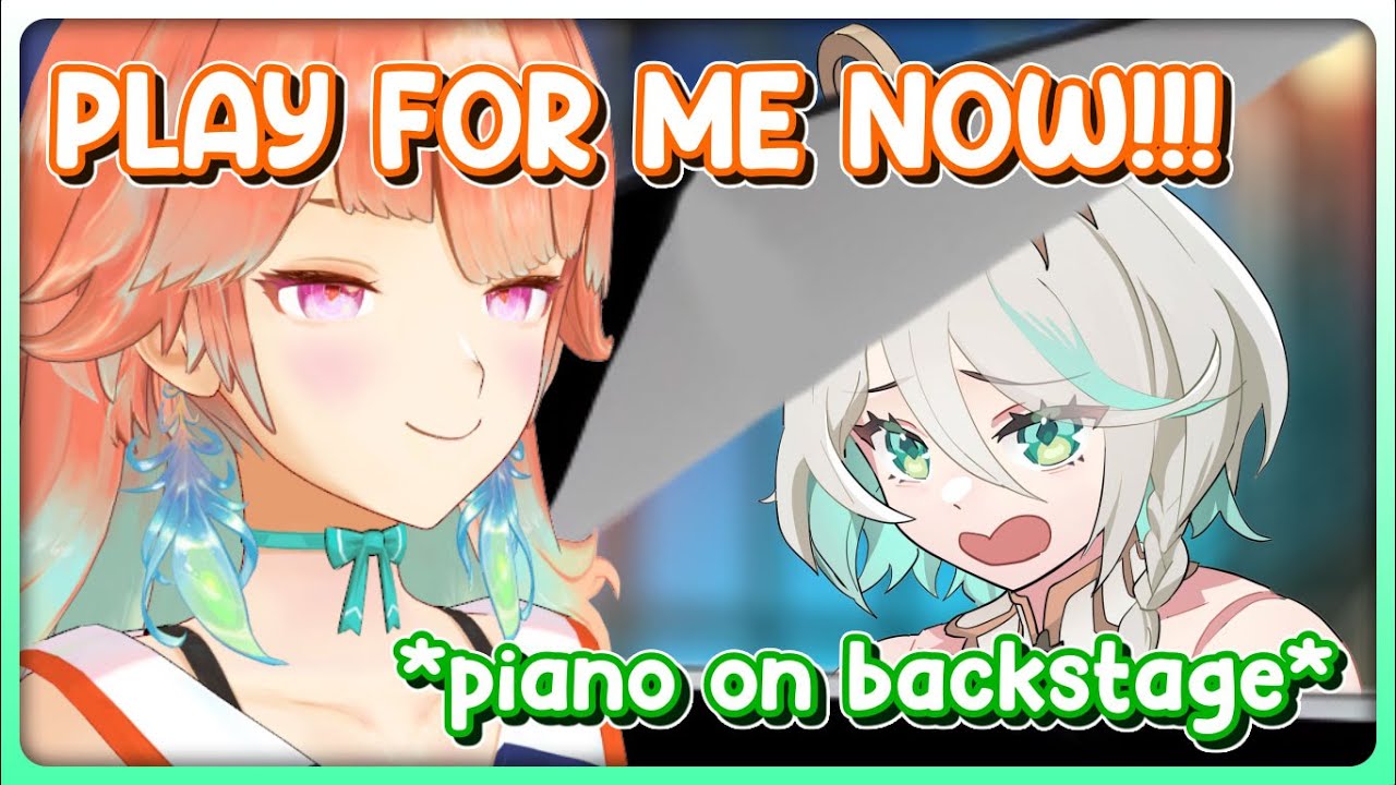 Kiara's First Thought When She Saw a Piano Was to Drag Cecilia and Make Her Play It