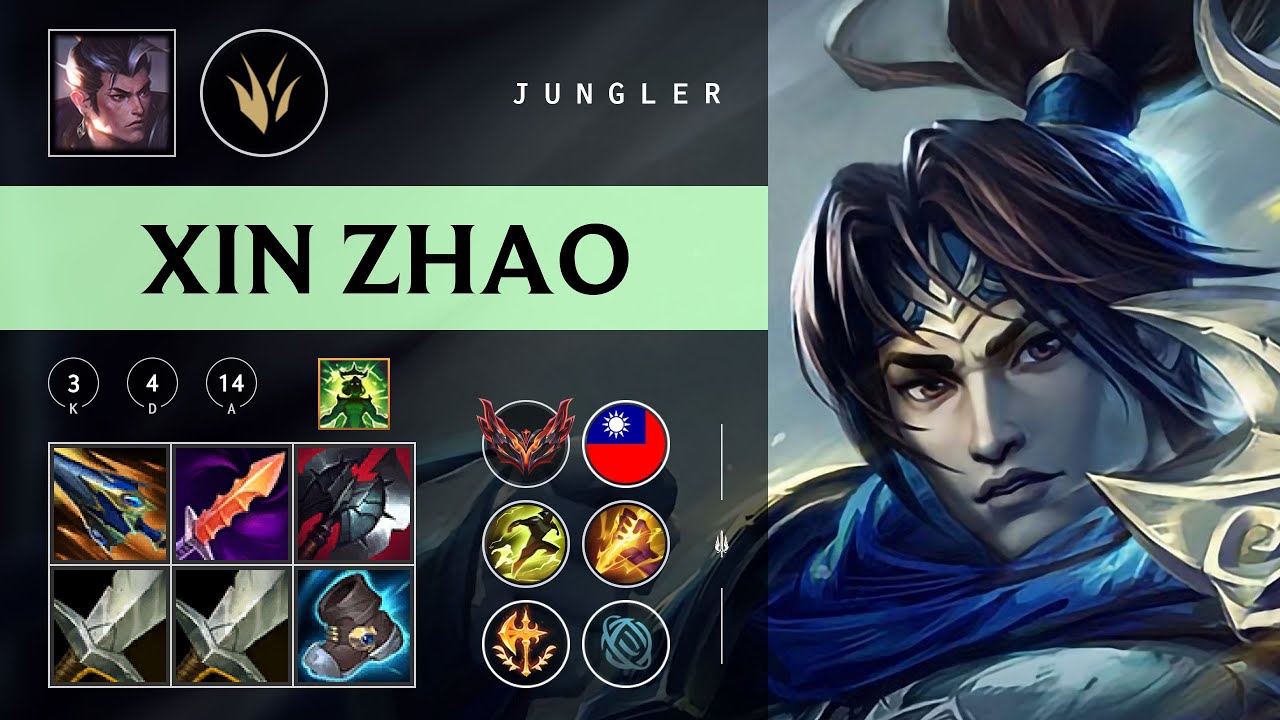 Xin Zhao Jungle vs Nidalee - TW Grandmaster Patch 26.02