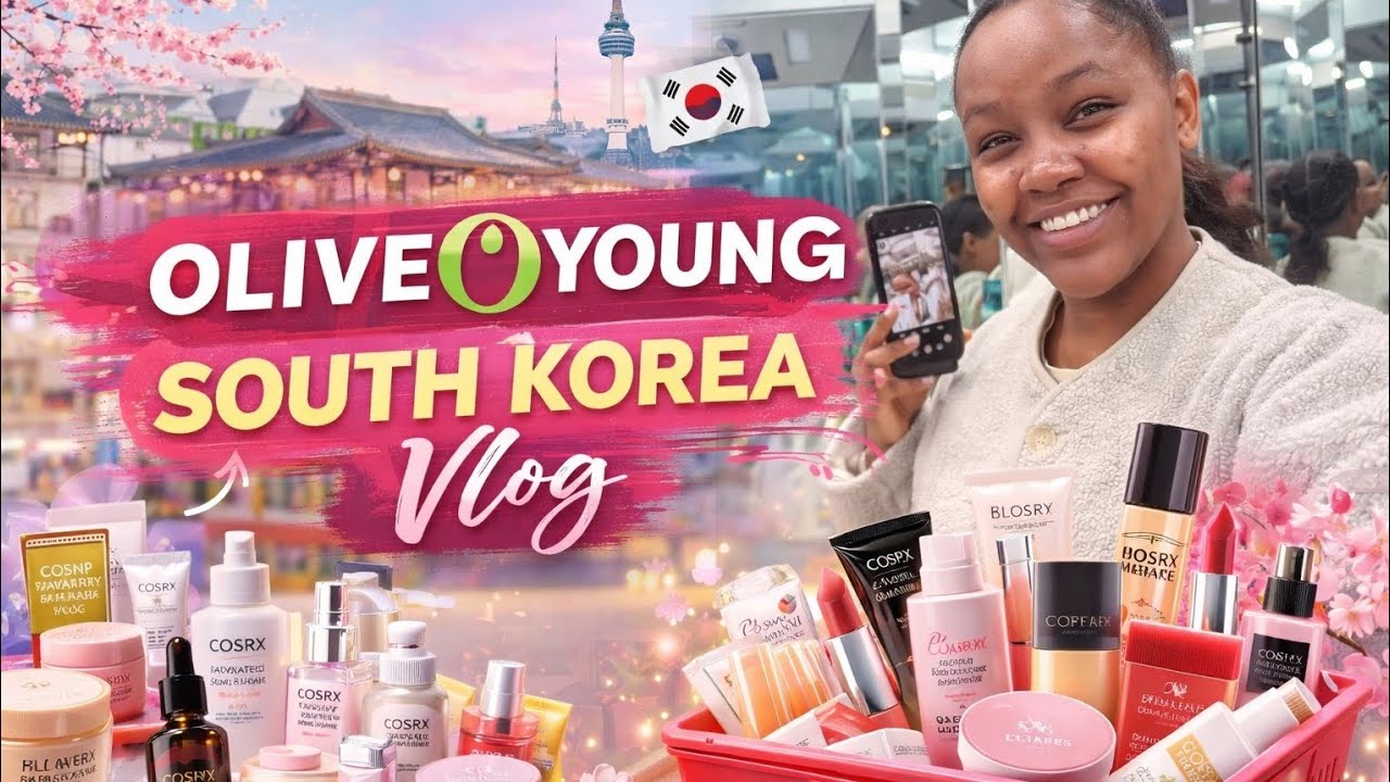 My First Olive Young Shopping Experience in South Korea 🇰🇷 |K-Beauty Mini Vlog | Kenyan Student Life