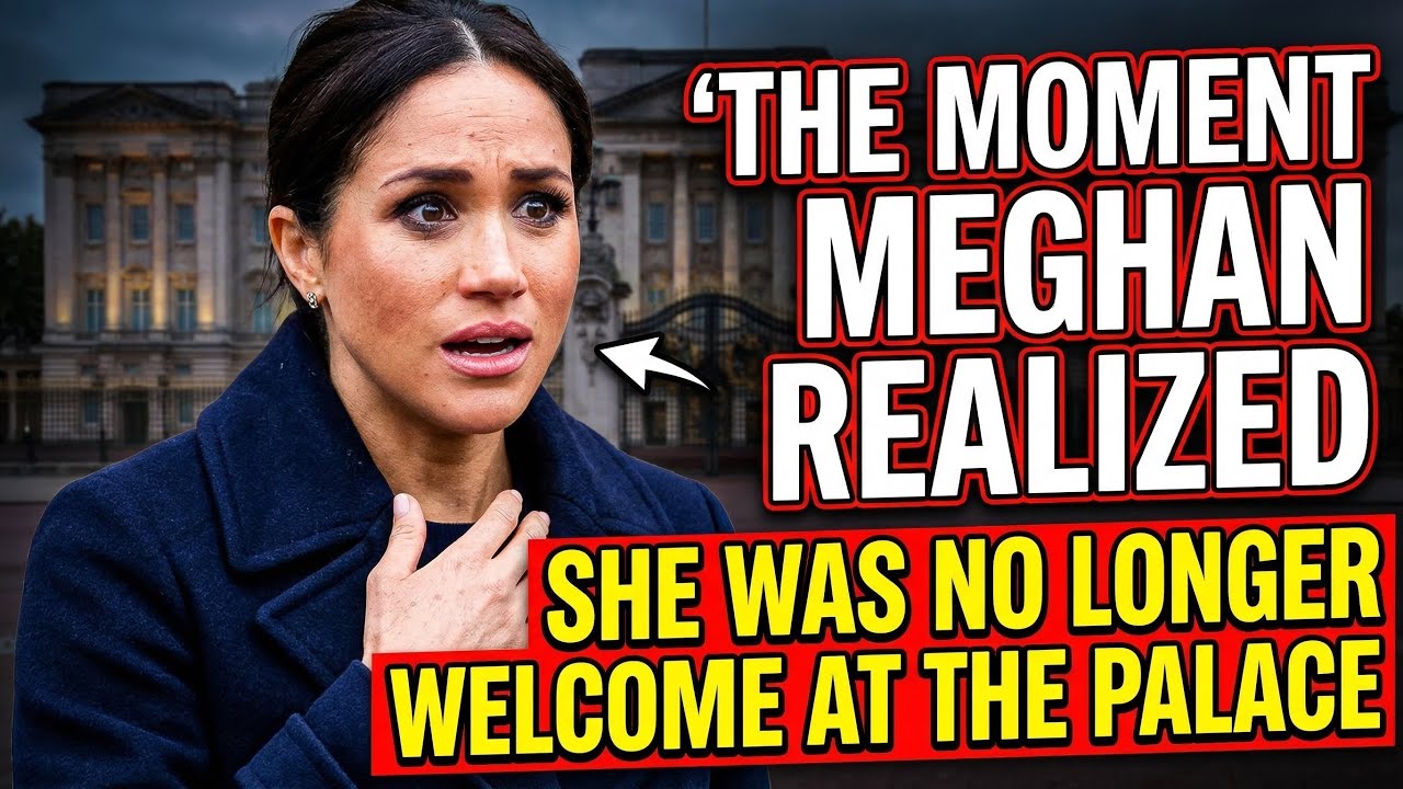 The Moment Meghan Realized She Was No Longer Welcome at the Palace #royalfamily #meghanmarkle 