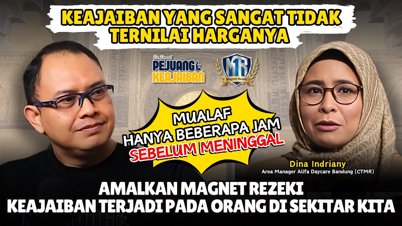 MUALAF HANYA BEBERAPA JAM SEBELUM MENINGGAL, SUNGGUH KEAJAIBAN YANG TAK TERNILAI HARGANYA‼️