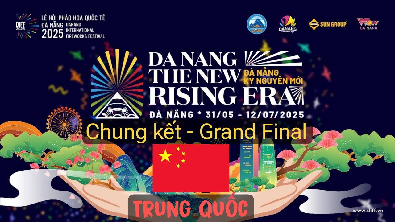 Chung Kết Pháo Hoa Quốc Tế Đà Nẵng DIFF 2025 - Đội Trung Quốc (Jiangxi Yangfeng A.D - China Team)