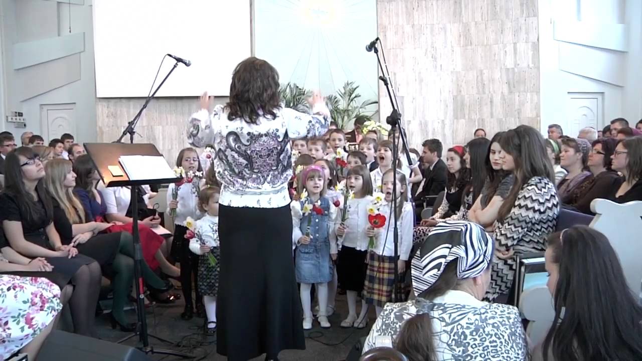 Corul de copii, a Bisericii Betel Oradea - Cantari de Florii -17 Aprilie 2011