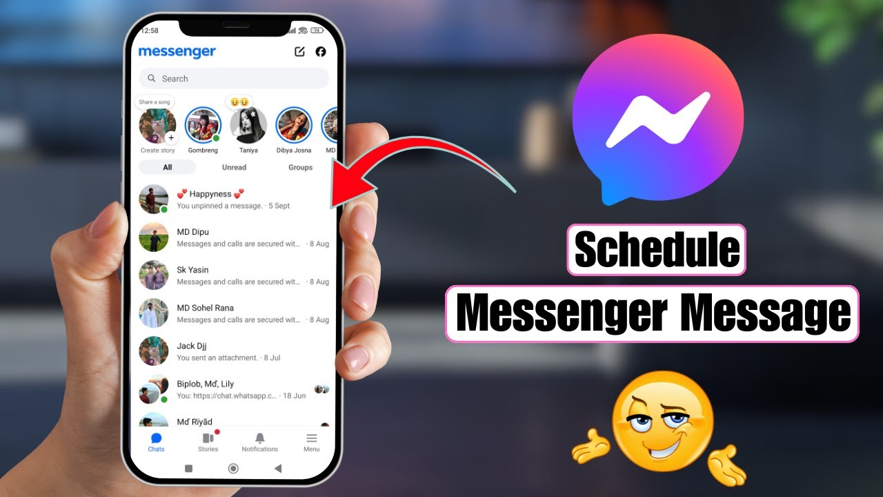 Как запланировать отправку сообщения в Facebook Messenger