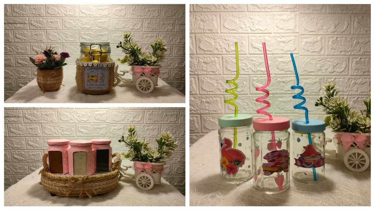 عندك برطمان زجاج فاضى سليم اومكسور اوعى ترميه هتتفاجئي بعد الڤيديو دا |Recycling glass jars