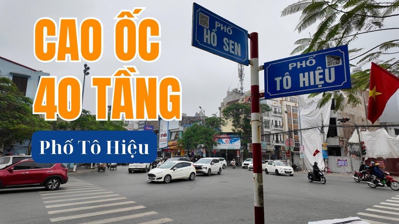 Toà tháp 40 tầng trên phố Tô Hiệu chuẩn bị khởi công - Phố Mê Linh sắp mở rộng