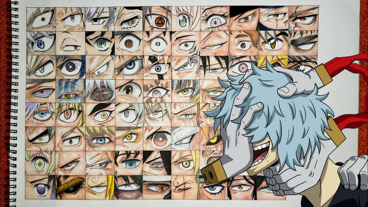 Drawing Shigaraki’s eye from MHA ( Real Time )