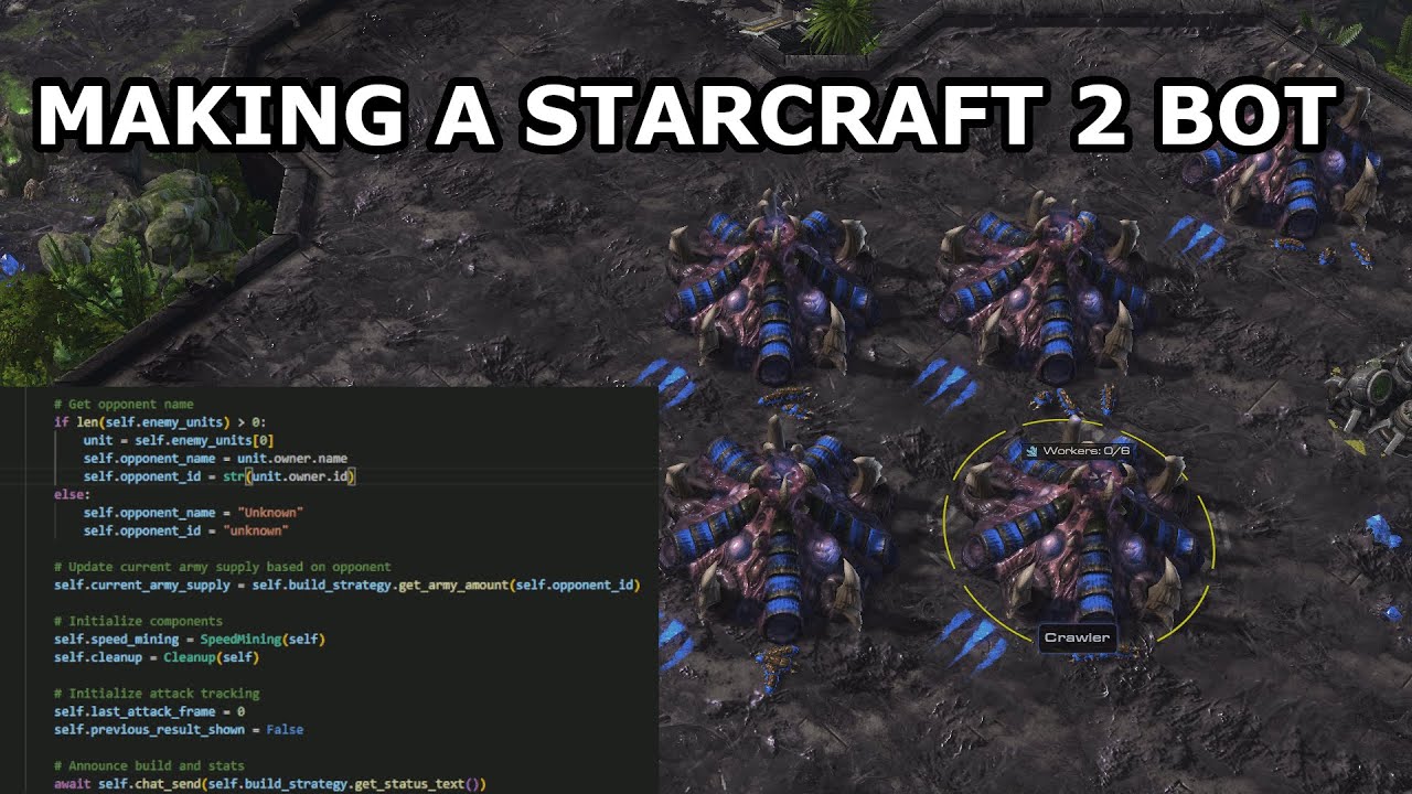 MY BOT DEBUT - Programming a Starcraft 2 Bot - Starcraft 2 AI