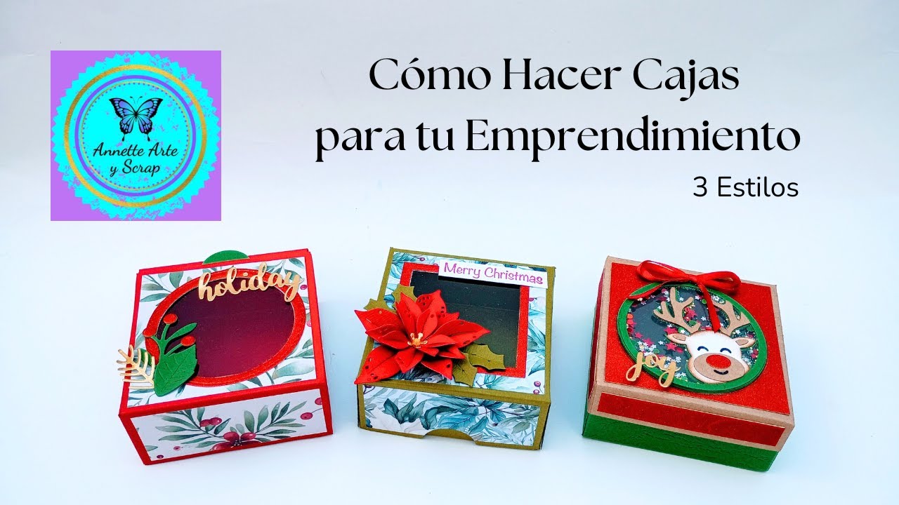 Como hacer Cajas para tu Emprendimiento- 3 Estilos