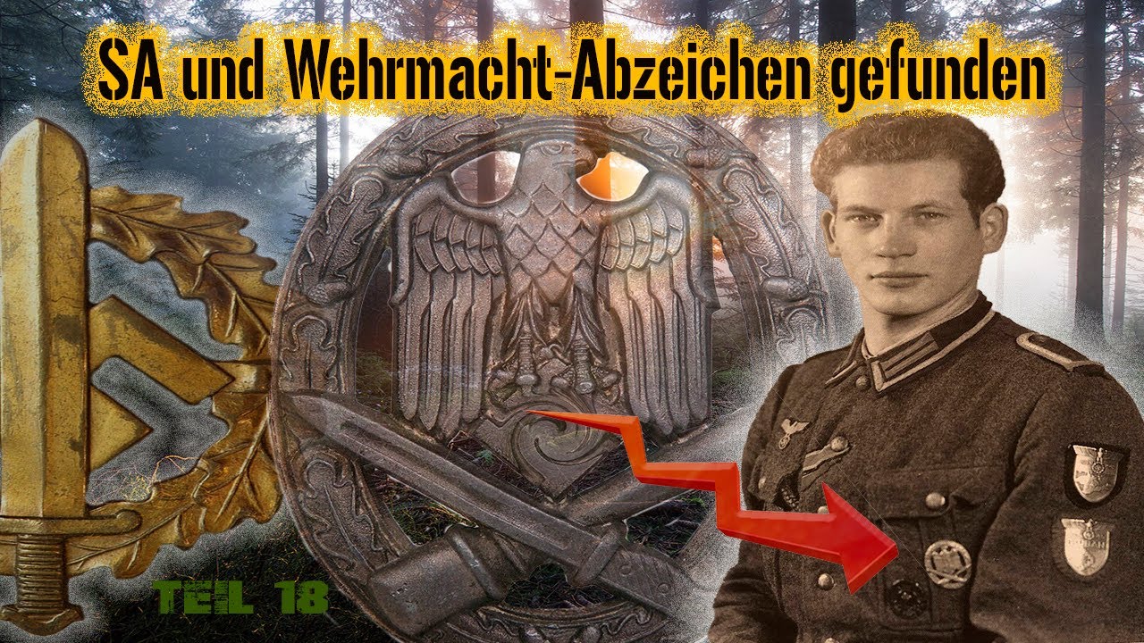 SA und Wehrmacht-Abzeichen gefunden.Lehmi08 I.L.N.Z.H.18