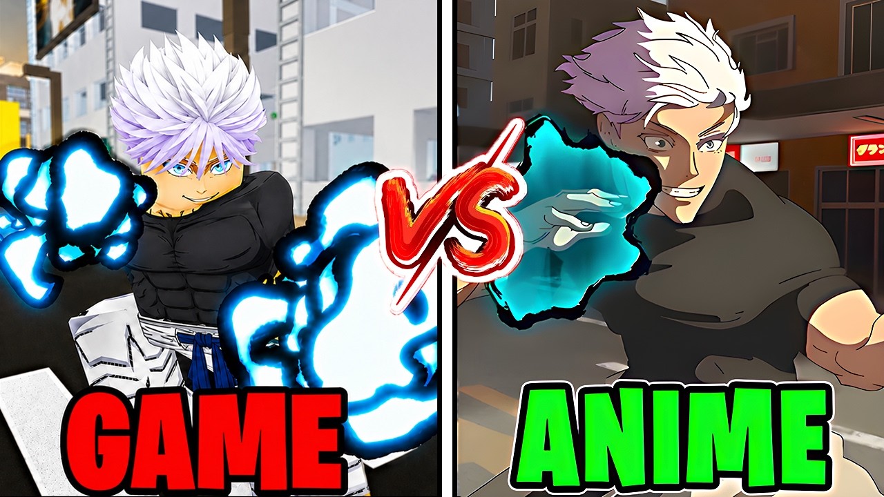 ALL JJS Animations VS JJK Anime in Jujutsu Shenanigans