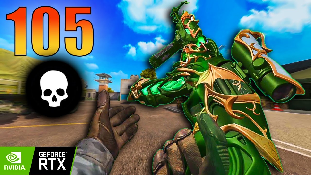 BLOOD STRIKE - 105 KILLS Solo vs Squad AK 47 + URB ULTRA  REALISTIC GRAPHICS 240 FPS