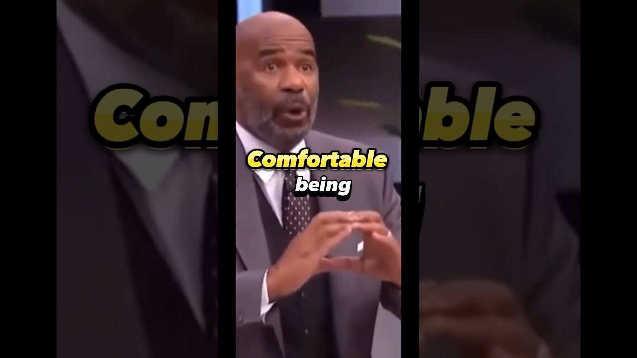 Steve Harvey - Get COMFORTABLE Being Uncomfortable #Shorts